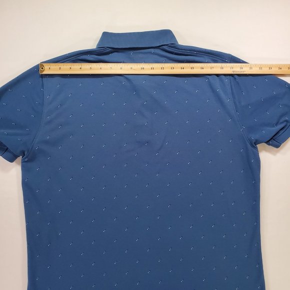 Uniqlo Dry-Ex Shirt Men XL Navy Blue Regular Fit Preppy Casual Performance Polo - Picture 9 of 13